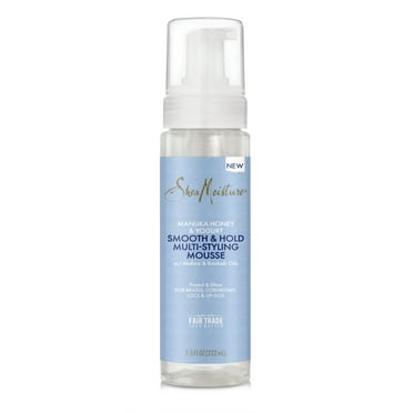 SheaMoisture Manuka Honey & Yogurt Smooth & Hold Multi-Styling Hair Mousse, 7.5 fl oz