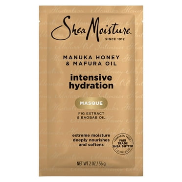 SheaMoisture Intensive Hydration Hair Mask Manuka Honey & Mafura Oil Pack, 2 oz Trial Size