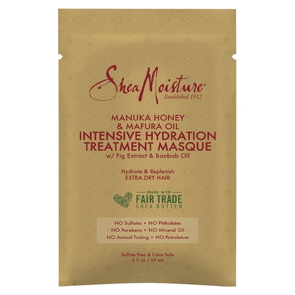 SheaMoisture Manuka Honey and Mafura Oil Intensive Hydration Treatment Masque Manuka Honey & Mafura Oil 2.0 fl oz Pack of 2