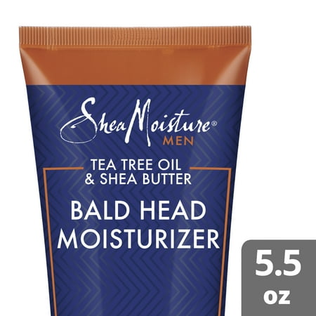 SheaMoisture Men's Bald Head Moisturizer Tea Tree Oil & Shea Butter, 5.5 oz