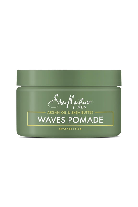 Waves Pomade Argan Oil and Shea for Men's with Shea Butter 4 oz