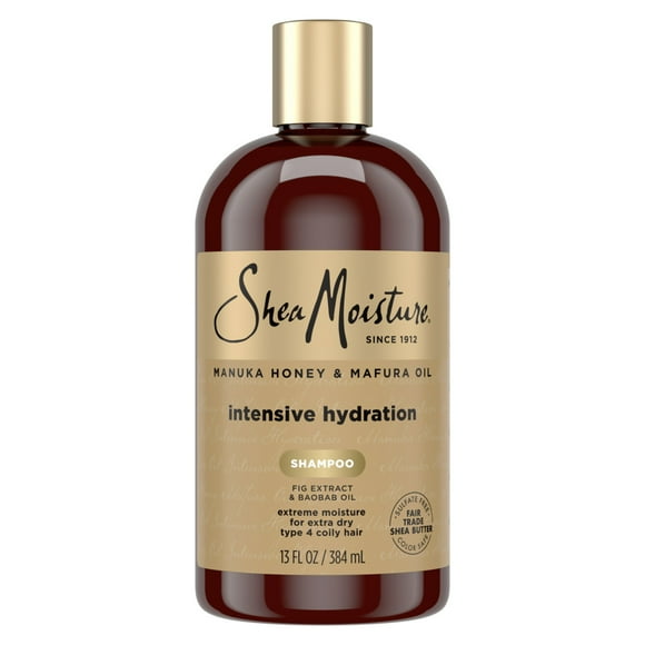 SheaMoisture Intensive Hydration Shampoo Manuka Honey And Mafura Oil, 13 Fl oz