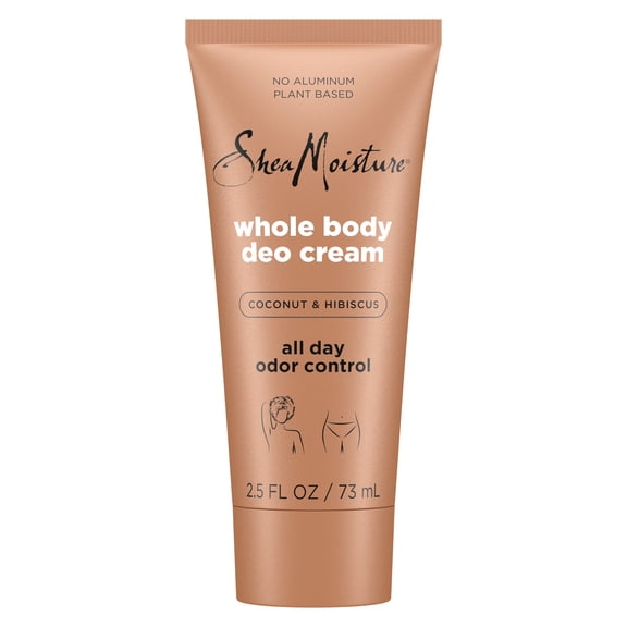 SheaMoisture Plant Based Women's Deodorant Cream Coconut & Hibiscus, 2.5 oz