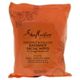 thumbnail image 1 of SheaMoisture Radiance Facial Wipes for Dull Skin Coconut and Hibiscus Paraben Free Skin Care 30 Count, 1 of 5