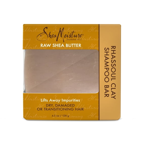 SheaMoisture Raw Shea Butter Clay Shampoo Bar, 4.5 oz