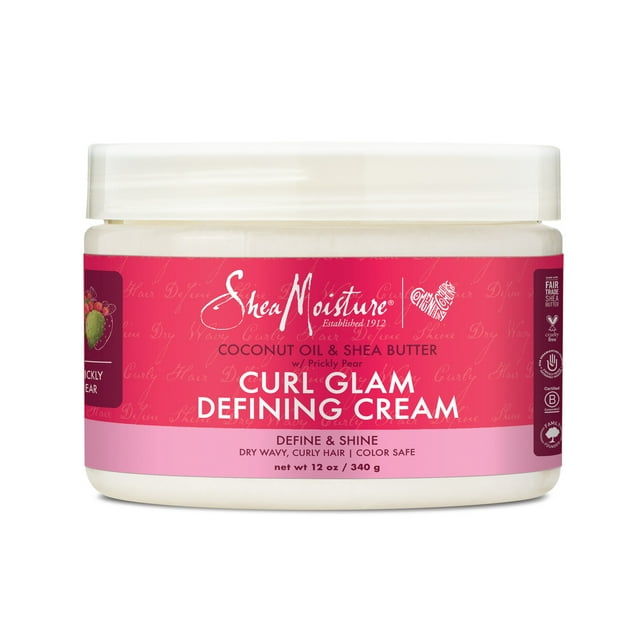 SheaMoisture Raw Shea Butter Curl Memory Cream Custard Raw Shea Butter, 12 oz