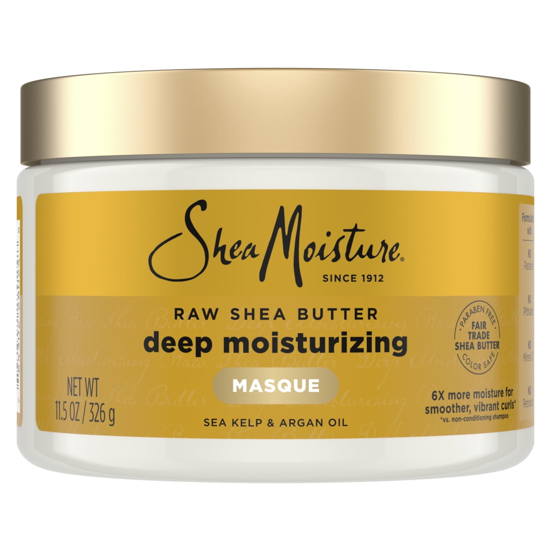 Sheamoisture SheaMoisture Raw Shea Butter Deep Moisturizing Hair Masque Raw Shea Butter, 11.5 oz