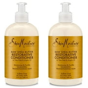 SheaMoisture Raw Shea Butter Restorative Conditioner 13 fl oz (Pack of 2)