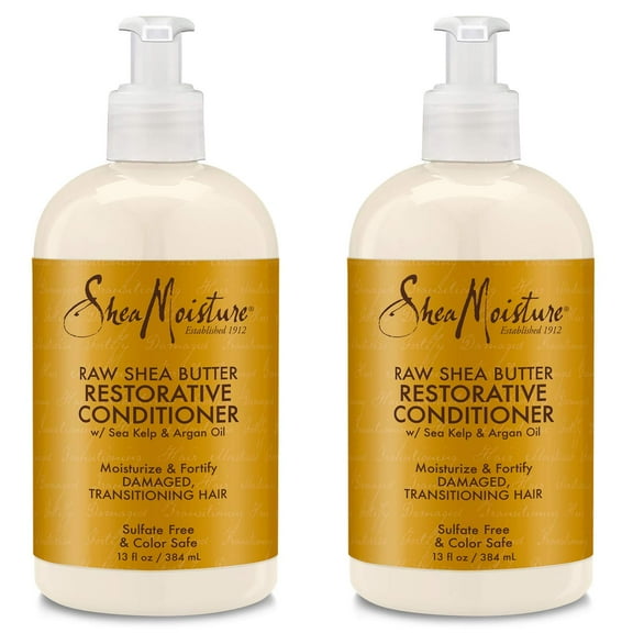 SheaMoisture Raw Shea Butter Restorative Conditioner 13 fl oz (Pack of 2)