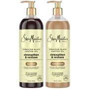 SheaMoisture Shampoo and Conditioner Jamaican Black Castor Oil 24 oz ea