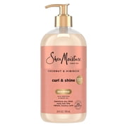 SheaMoisture Shampoo for Thick Curly Hair Coconut and Hibiscus to Cleanse & Hydrate, 24 fl oz