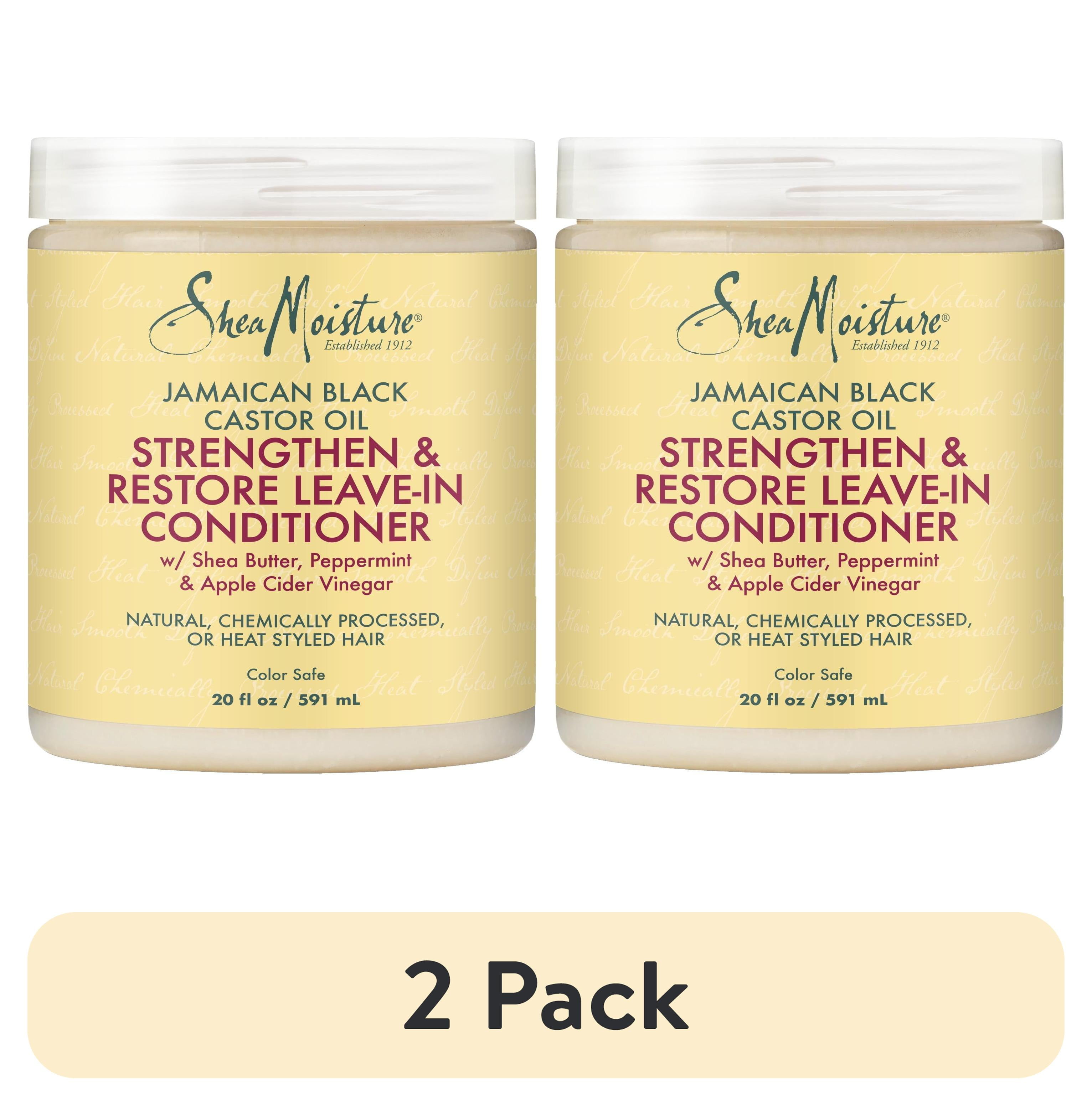 (2 pack) SheaMoisture Leave In Conditioner Jamaican Black Castor Oil, 20 oz Jar  (图1) (2 pack) SheaMoisture Leave In Conditioner Jamaican Black Castor Oil, 20 oz Jar  (图1)