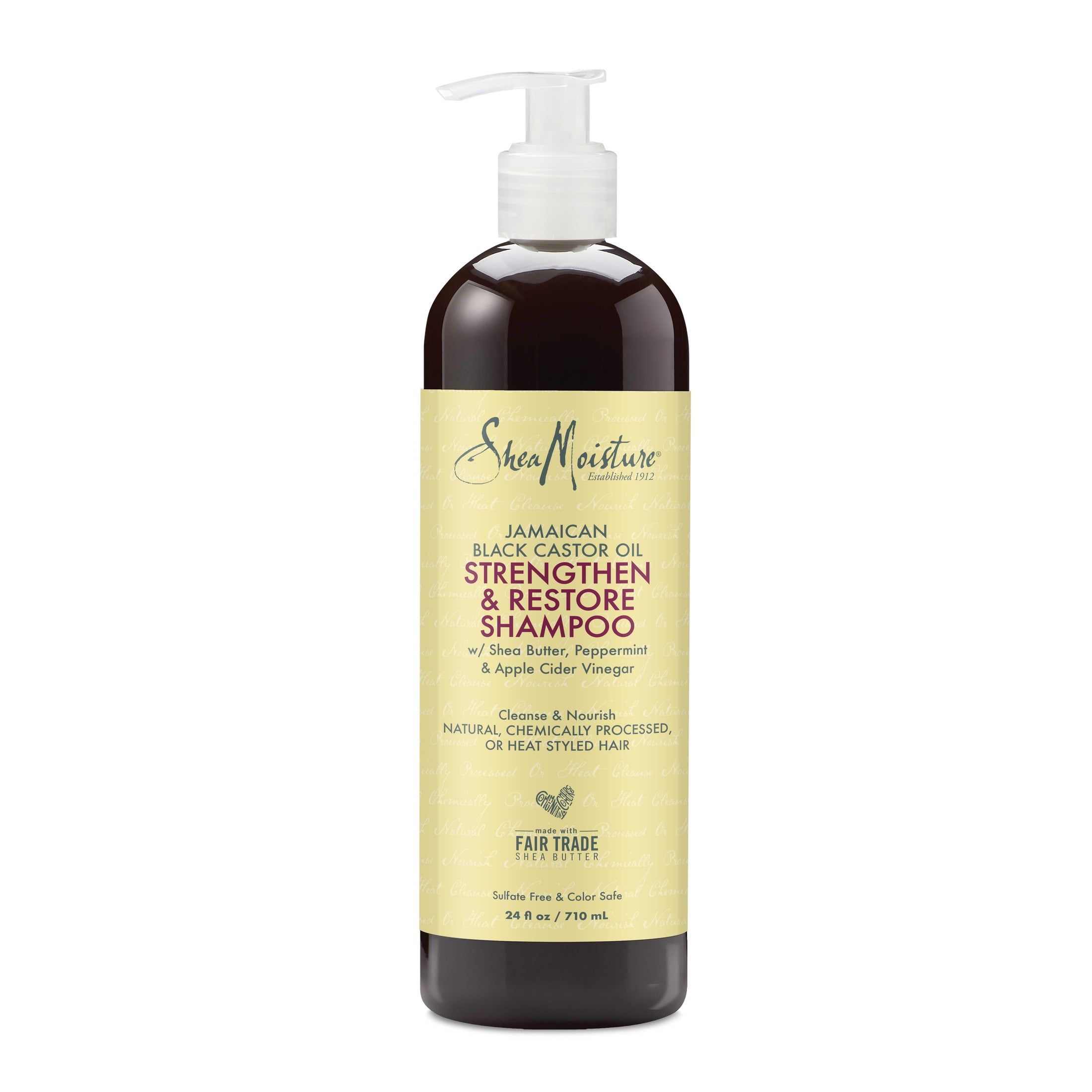 SheaMoisture Strengthen & Restore Shampoo with Jamaican Black Castor Oil, Hydration for Curly Hair, (图1) SheaMoisture Strengthen & Restore Shampoo with Jamaican Black Castor Oil, Hydration for Curly Hair, (图1)