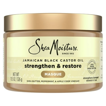 SheaMoisture Strengthen and Restore Hair Mask with Shea Butter, 11.5 oz