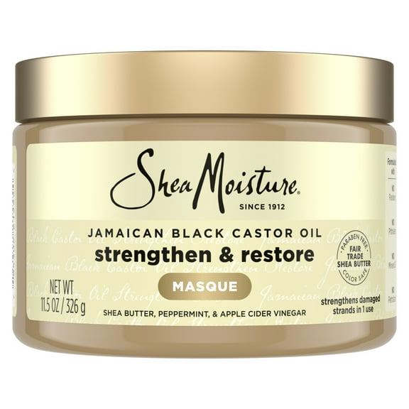 SheaMoisture Strengthen & Restore Hair Masque Jamaican Black Castor Oil, 11.5 oz