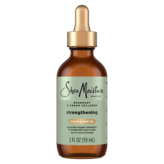SheaMoisture Strengthening Scalp & Hair Oil Rosemary & Vegan Collagen, 2 fl oz 1