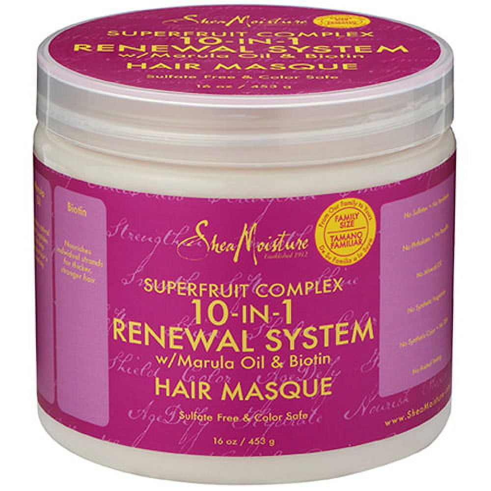 SheaMoisture SuperFruit Complex 10 in 1 Renewal System Hair Masque 16 oz