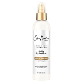 SheaMoisture Leave-in Conditioner Treatment for All Hair Types 100% Extra Virgin Coconut Oil Silicone Free, 8 fl oz