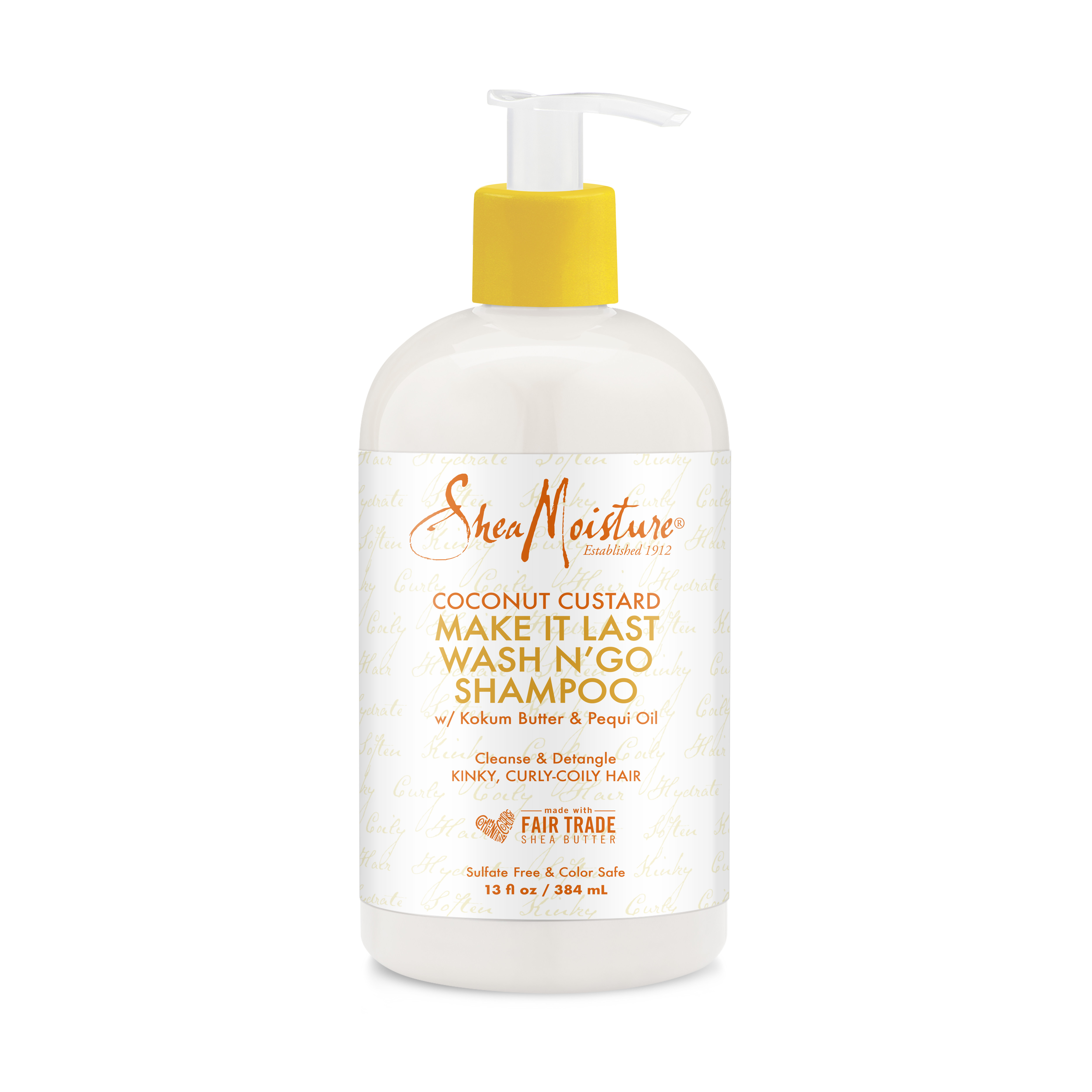SheaMoisture Wash N' Go Shampoo Phthalate Free Shampoo to Cleanse and Detangle Curly Hair, 13 oz - image 1 of 8