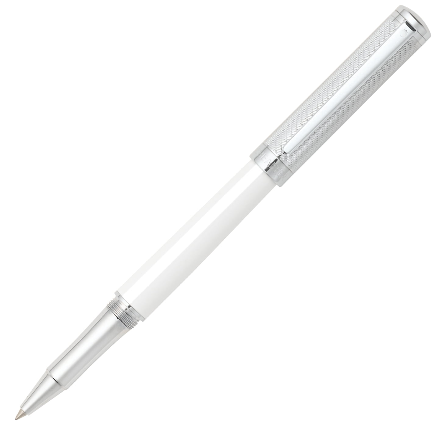 Sheaffer Intensity, White Barrel Engraved Spiral Cap Rollerball Pen SH9240-1