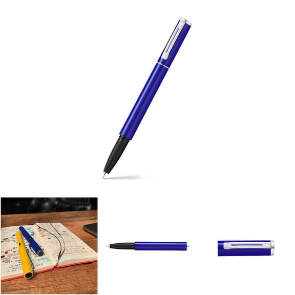 Sheaffer Pop Glossy Blue Gel Rollerball Pen with Chrome Trim