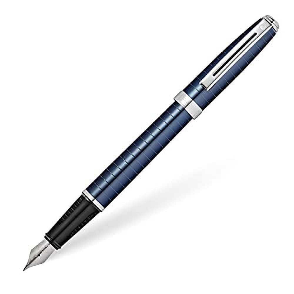 Sheaffer Fine Line Sheaffer Prelude Deep Blue w/Horizontal Line Engraving and Fine Nib ...