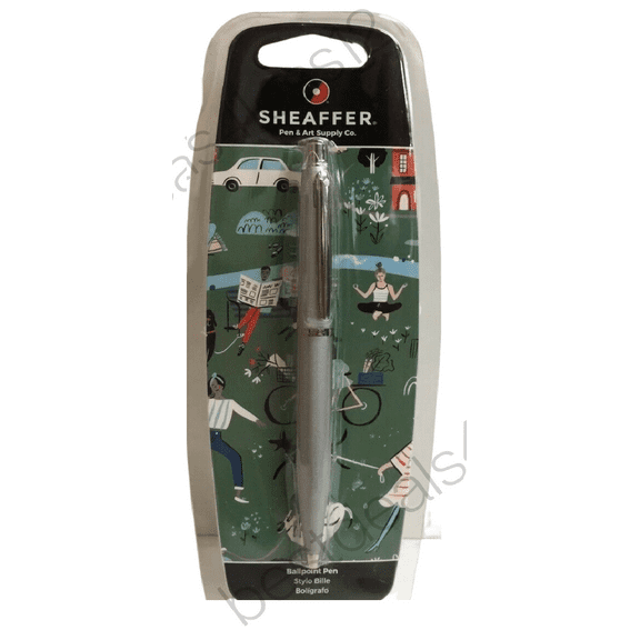 Sheaffer VFM Esferogrfica Laca Silver Ballpoint Pen E2940051CS