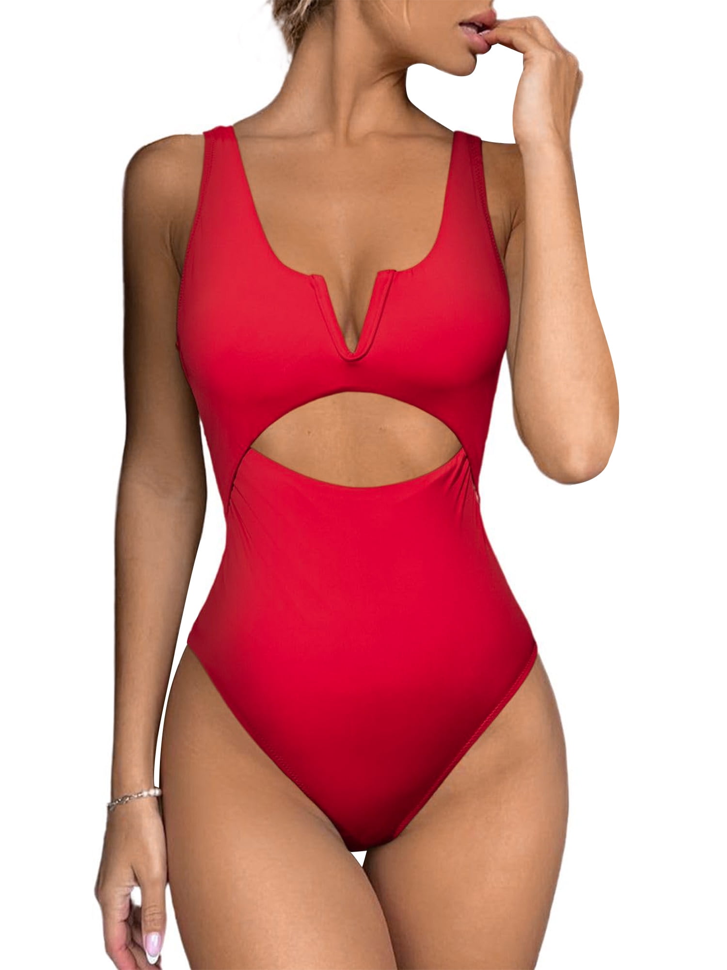 BeautyIn Womens One Piece Bathing Suits Quick-dry Althletic