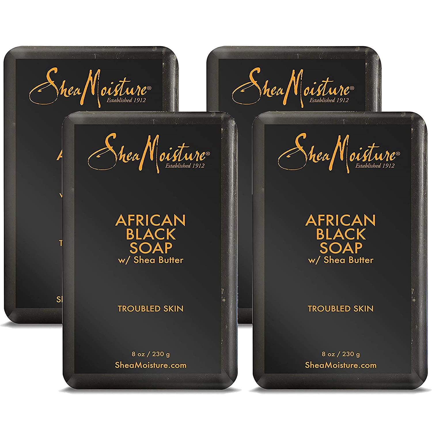 Sheamoisture African Black Soap Vitamin E Net Weight 8 Ounces (Pack Of 4){{name}