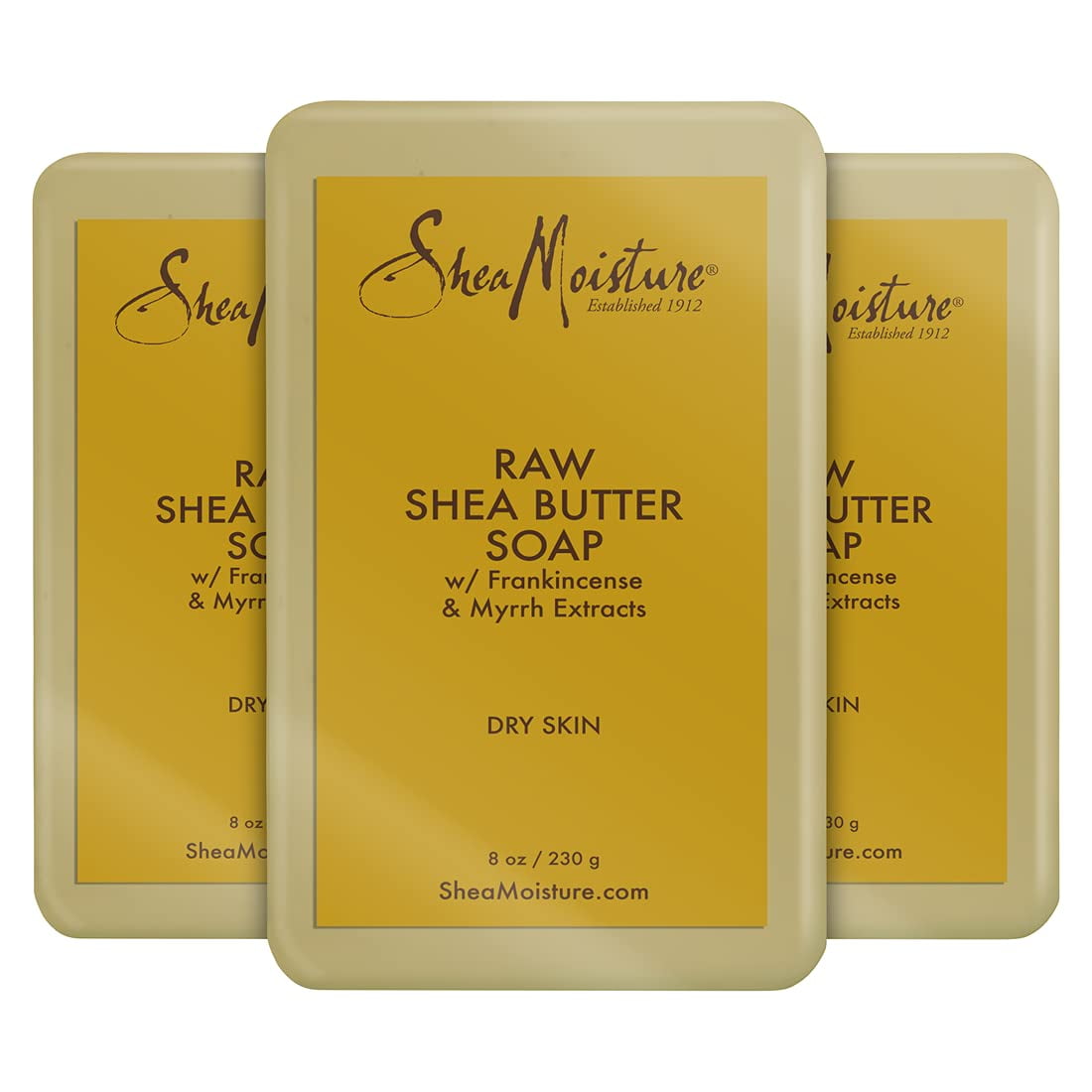Sheamoisture Face And Body Bar Soap For Dry Skin With Paraben Free, Raw