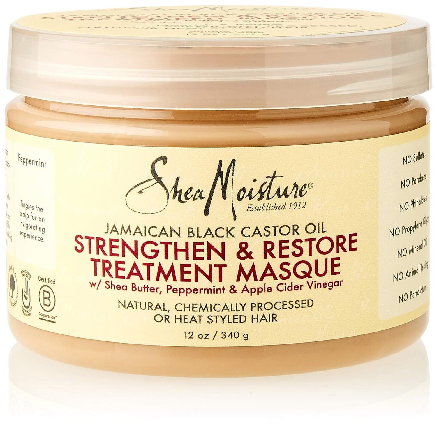 Shea Moisture Black Castor Oil Hair Masque Shea Moisture Black Castor Oil Hair Masque