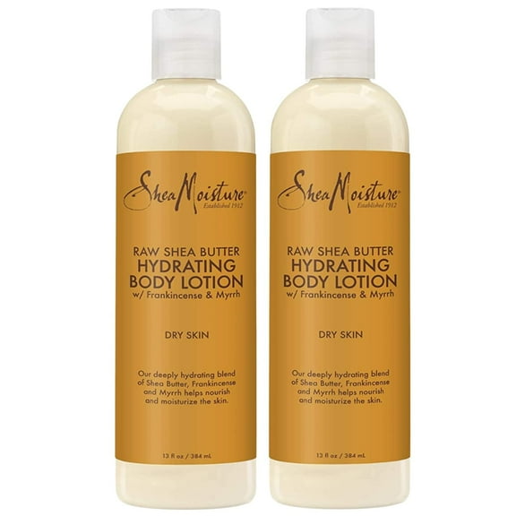 Sheamoisture Raw Shea Butter Hydrating Body Lotion 13 Oz (2 Pack)
