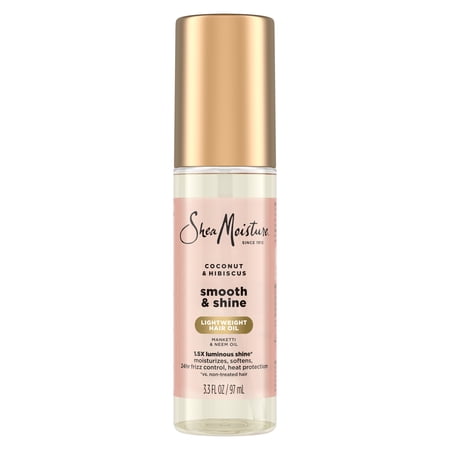 SheaMoisture Coconut & Hibiscus Smooth & Shine Oil Coconut & Hibiscus, 3.3fl oz