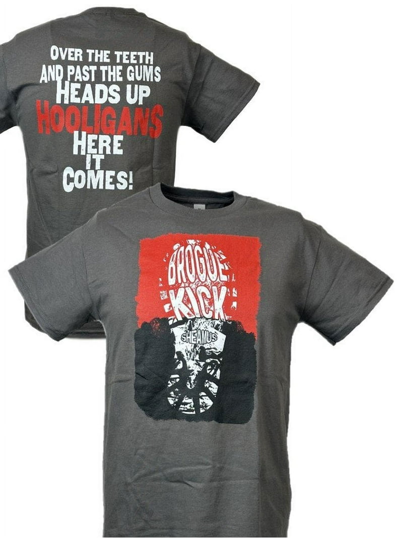 WWE Tシャツ Sheamus Brogue Kick Boot Gray T-shirt - Walmart.com