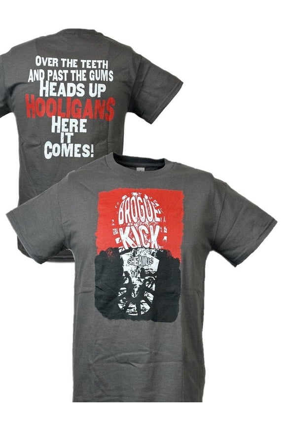 Sheamus Brogue Kick Boot Gray T-shirt