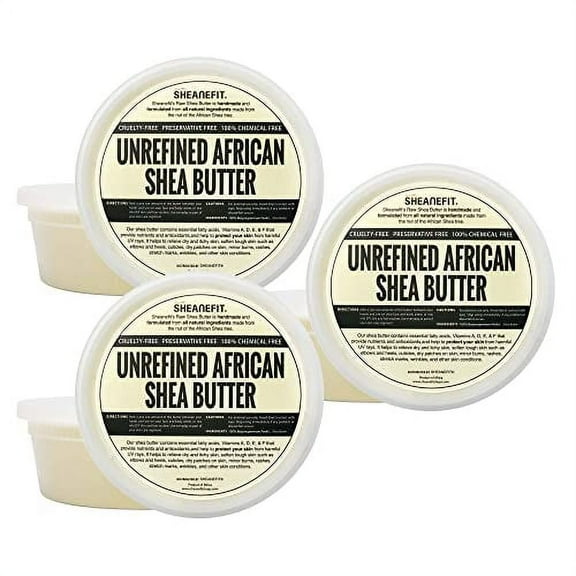 Sheanefit Unrefined Ivory Virgin African Shea Butter - 8oz