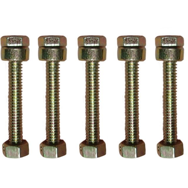 Shear Bolt Kit Five Shear Pins w Nuts and Spacers That Fit 1501216MA 722130 703057 9524MA