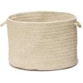 Shear Natural Utility Basket, 14 by 10Inch, Cobblestone