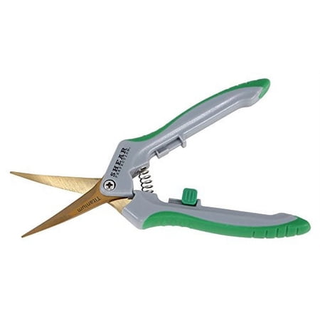 Shear Perfection Gold Titanium Trimming Shears, 2" Curved Blades - Platinum Series