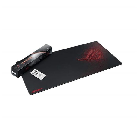 Sheath Gaming Table Support & Extra Large Mouse Pad & Black & Red