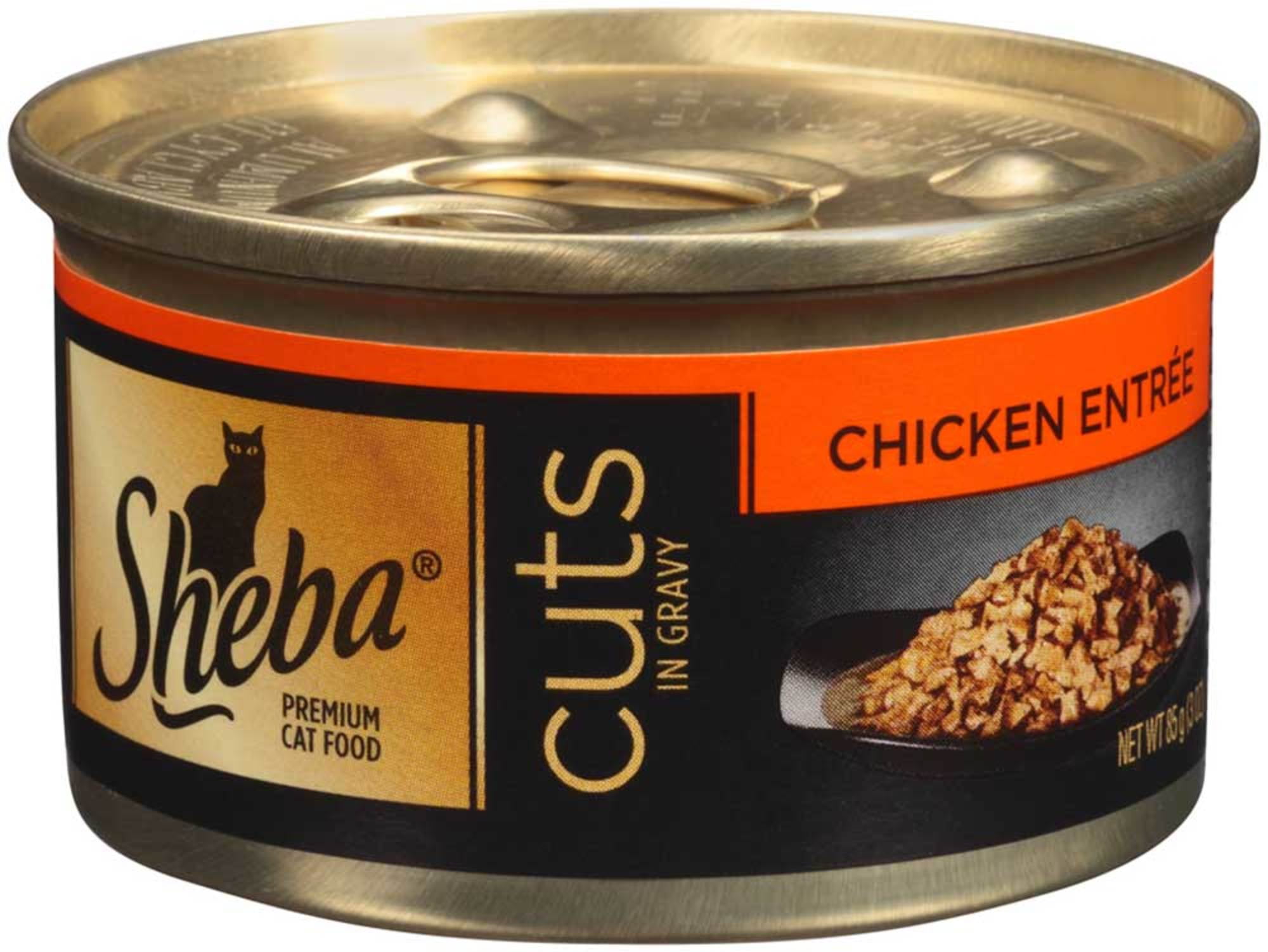 Sheba Cuts In Gravy Chicken Entr\Xc3\Xa9E Canned Cat Food 3 Ounces