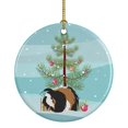 thumbnail image 1 of Sheba Guinea Pig Merry Christmas Ceramic Ornament 2.8 in x 2.8 in, 1 of 3