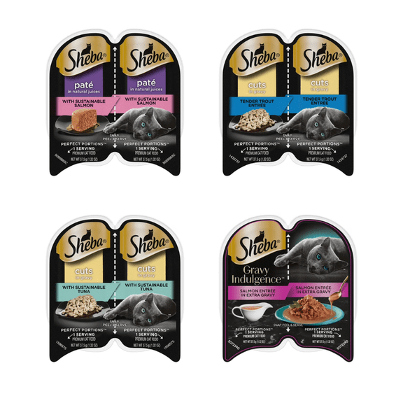 Sheba Mealtime Minis  12 Variety Pack