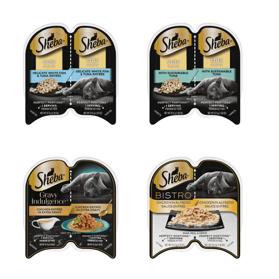 Sheba Mealtime Muse: Inspiring Flavors for Curious Cats 12 Variety Pack
