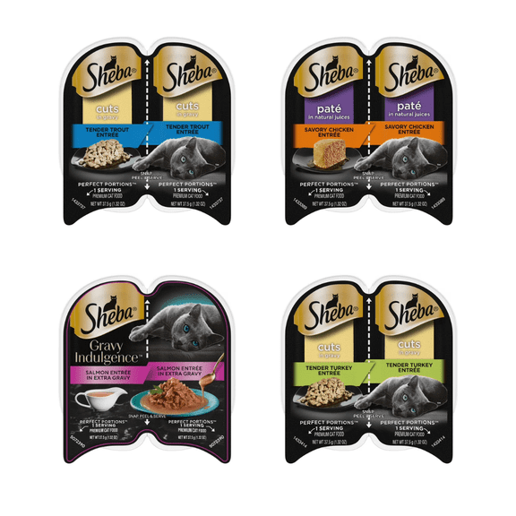 Sheba Morning Meows 12 Variety Pack