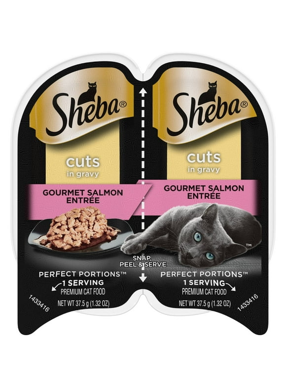 Sheba Perfect Portions Gourmet Salmon Entree Wet Cat Food, 2.64 oz