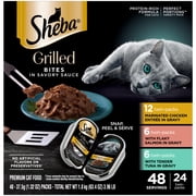 Sheba Perfect Portions Grilled Cat Food Variety Pack, 24 Portions