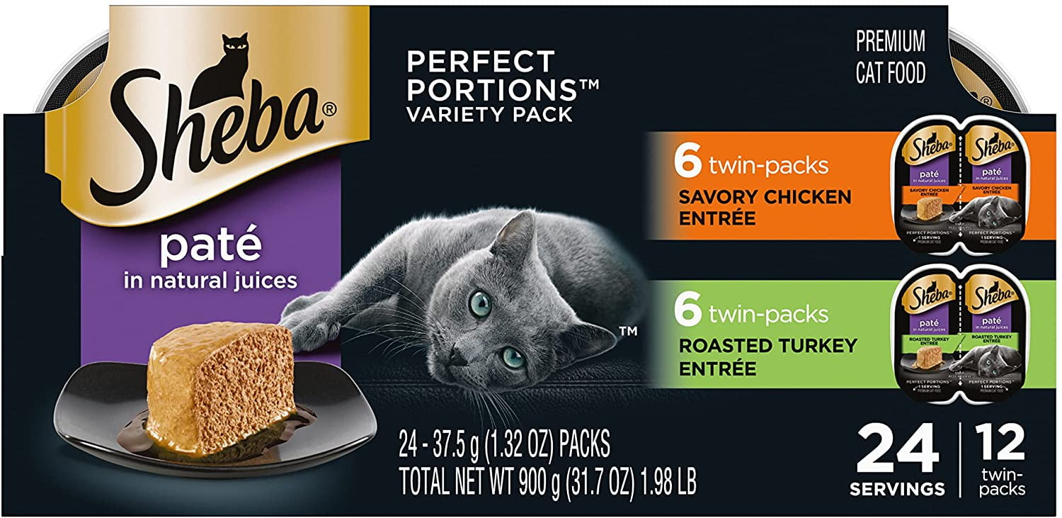 Sheba Premium Cat Food Perfect Portions Multipack chicken Entree and