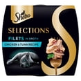 thumbnail image 1 of Sheba Selections Filets in Broth Chicken & Tuna Flavor Wet Cat Food Meal Complement, 1.3 oz Cup, 1 of 13