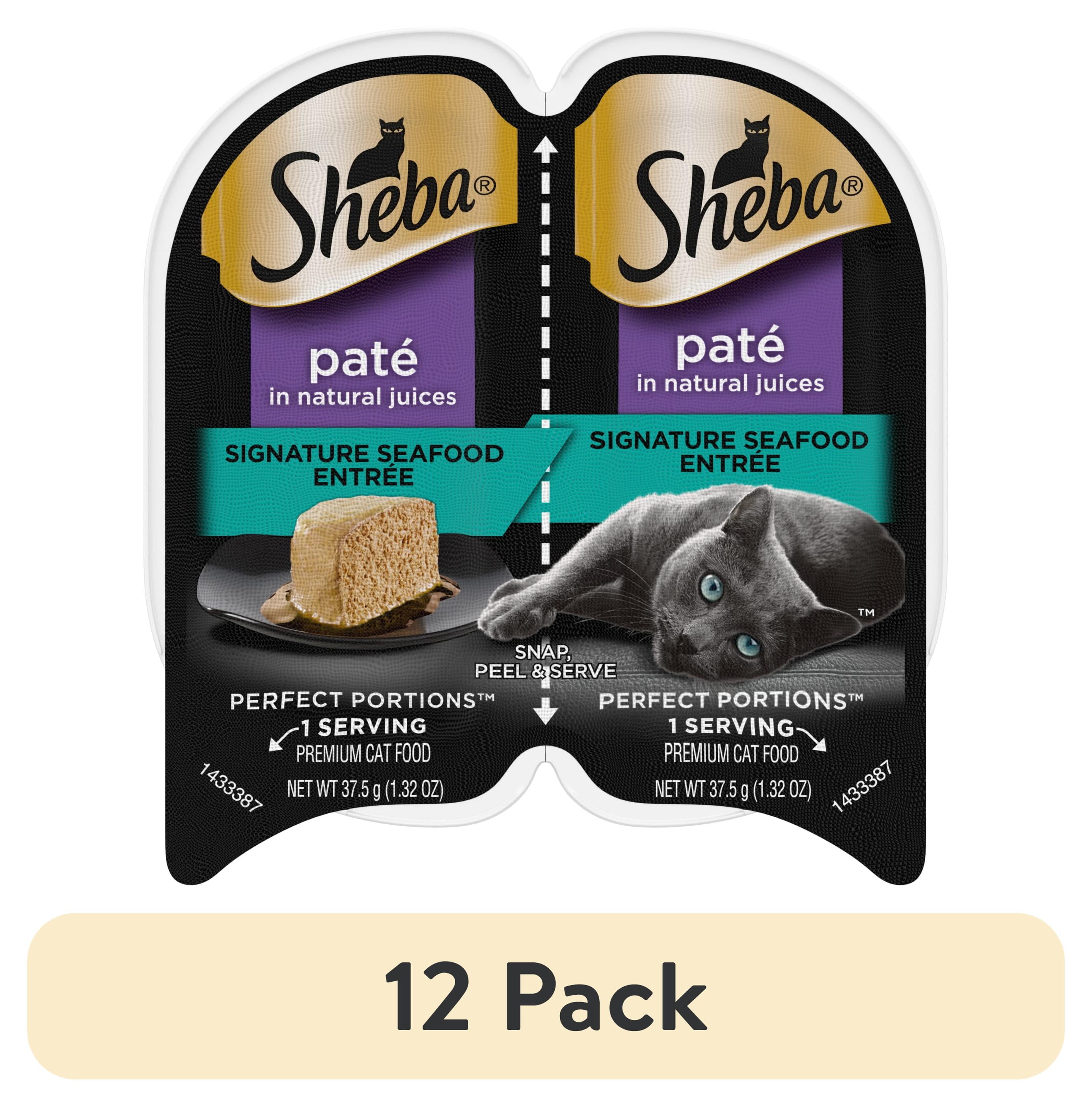 Sheba Perfect Portions Pate 2.6 Oz. Adult Signature Seafood Wet Cat Food Sheba Perfect Portions Pate 2.6 Oz. Adult Signature Seafood Wet Cat Food